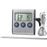 Kitchen food thermometer with timer